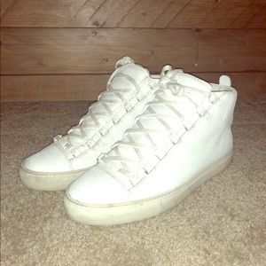 Balenciaga Arena High Sneaker - White